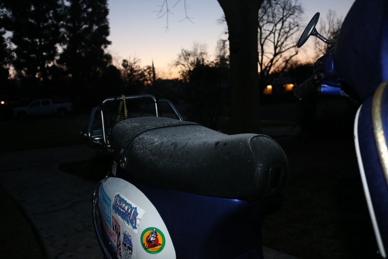 Illustration for article titled Frozen Vespa